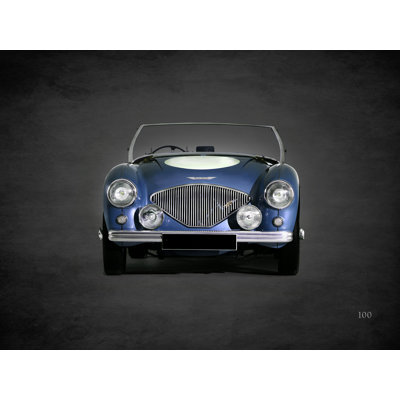 «Austin-Healey 100 1953» par Mark Rogan, reproduction d'art sur toile tendue
