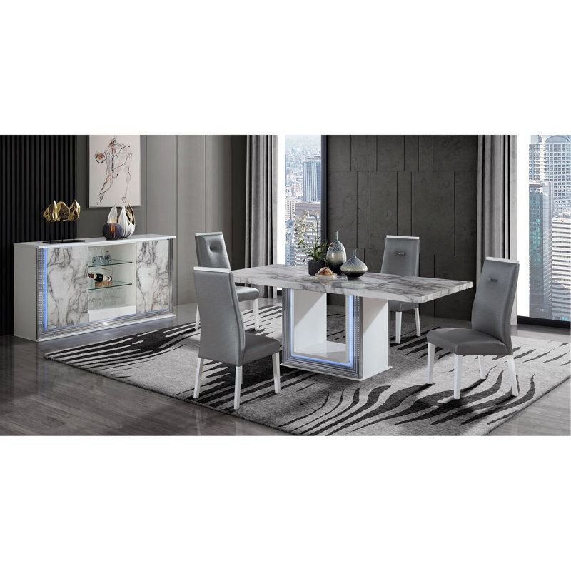 MOON WHITE MARBLE BUFFET