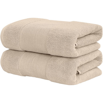 Modern Threads - Air Cloud 2-Pack 100% Zero-Twist Cotton Bath Sheet Set - Super Absorbent & Quick Dry - 500 GSM - Soft & Plush