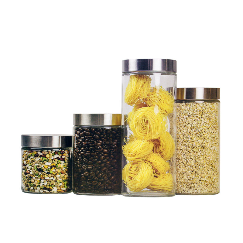 Glass Canister - Set of 4