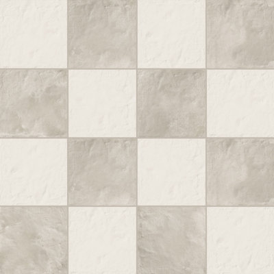 SAMPLE-Autumn Essentials Checkerboard 8X8 Anthracite And Cenere
