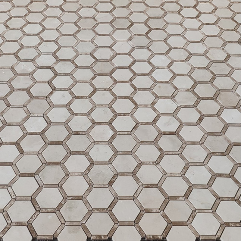 12" x 12" Marble Mosaic Wall & Floor Tile