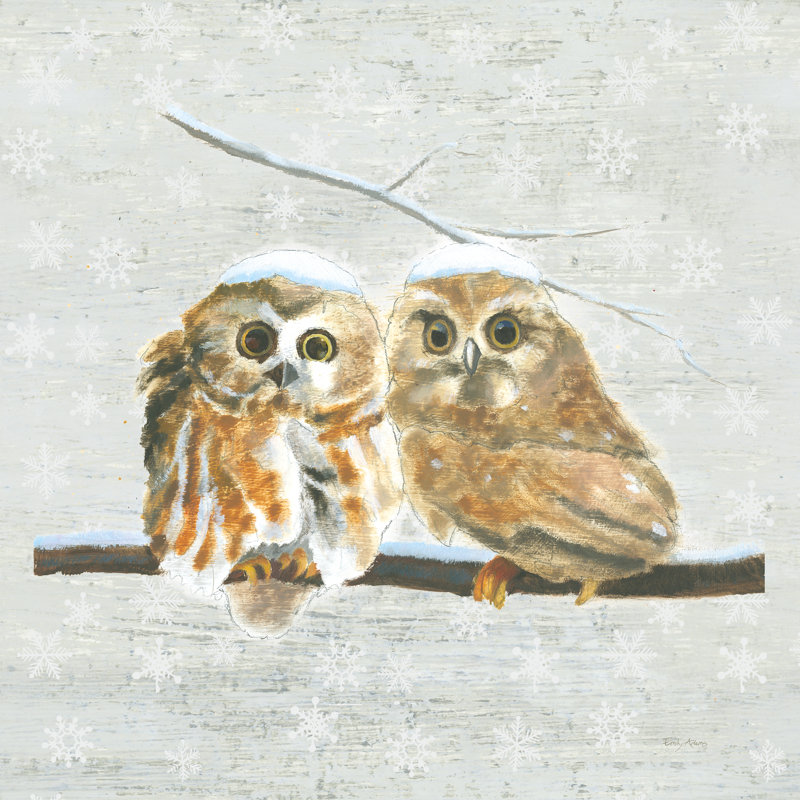 Christmas Critters I by Emily Adams - Wrapped Canvas Art Prints, 30cm H x 30cm W x 3.8cm D