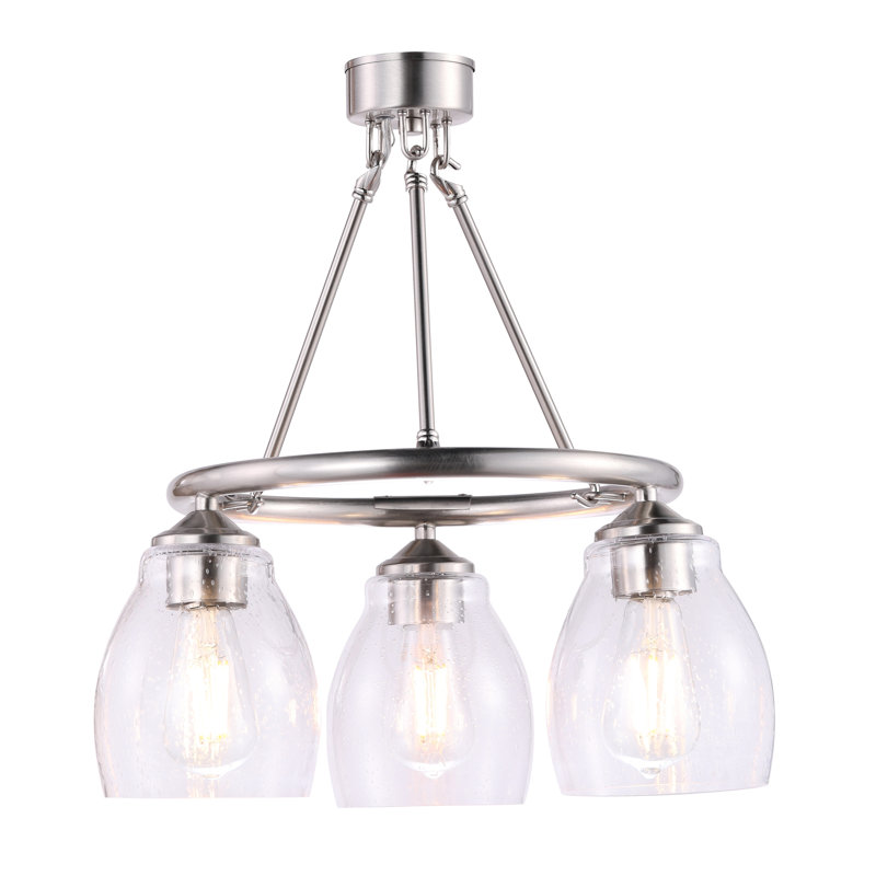Breakwater Bay Winsley Chandelier, Brushed Nickel