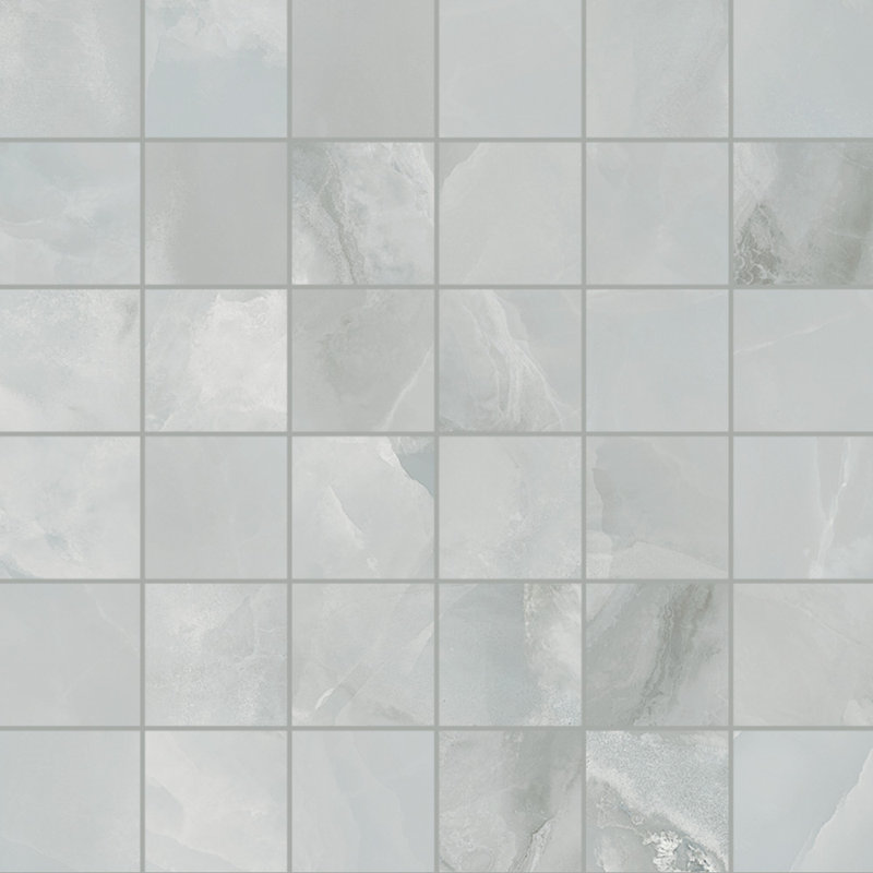 Selena Cross Cut Onyx 2X2 Mosaic Azul, Blue