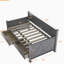 Lit de jour simple avec 2 grands tiroirs-1740008219