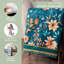 Couverture jetée Maison d'Hermine Loft de luxe - Bleu sarcelle foncé 100 % coton - 127 cm x 152 cm-124343162