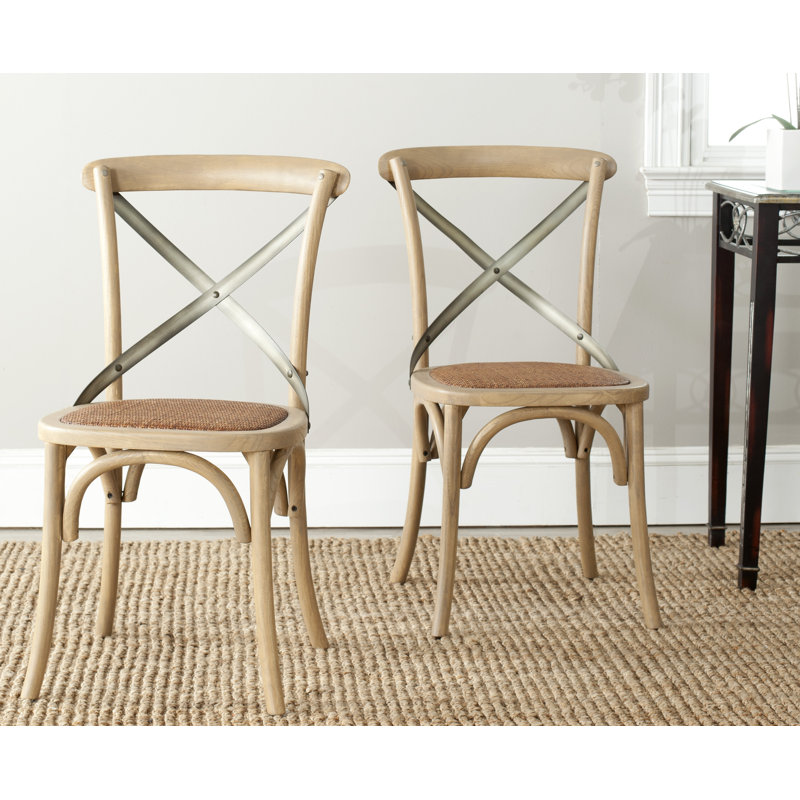 Deason 18.1'' H Oak Side Chair, Weathered Oak