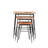Graham Solid Wood Top Nesting Tables