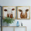 Cow Gaze I Cow Gaze I - Ensemble de 2 cadres photo sur toile-1507002857-1507002861