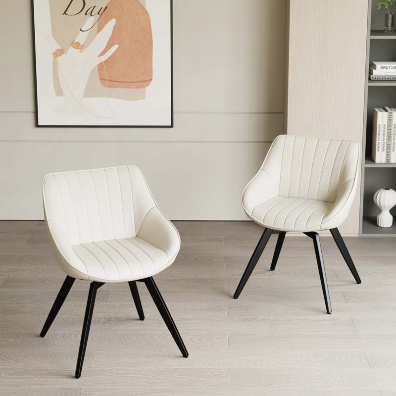 PU leather Dining Chairs, Beige