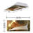 Waterfall Classroom Fluorescent Light Covers for Ceiling Lights - For 2x4 Fixture - by Octo Lights