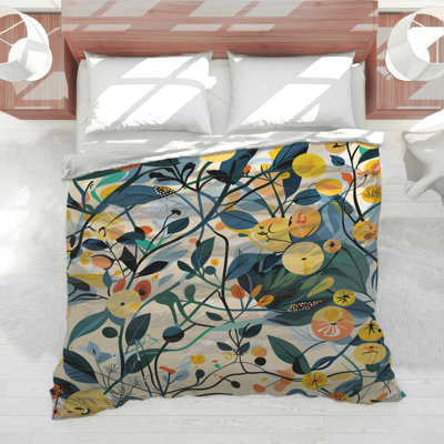 Floral Bedding Nature Comforter Bohemian