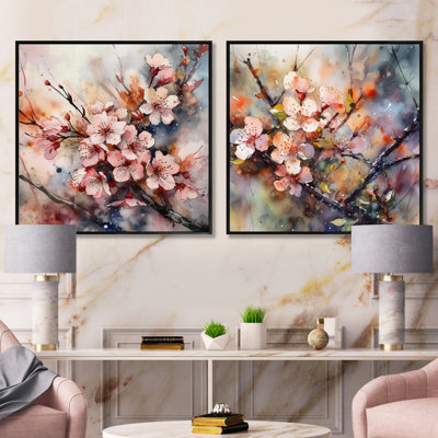 Rose, gris, pommier, Melody
