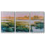 Marshland View I, ensemble de 3 toiles encadrées-13088650-13088653