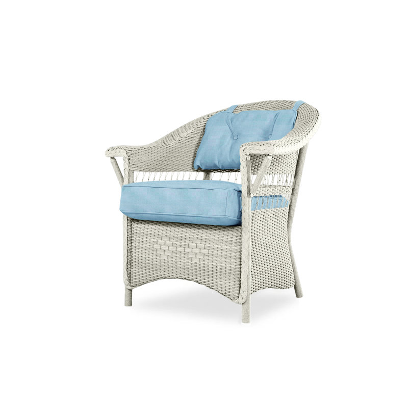 Nantucket Outdoor Dining Armchair, Friendly Flax, Linen