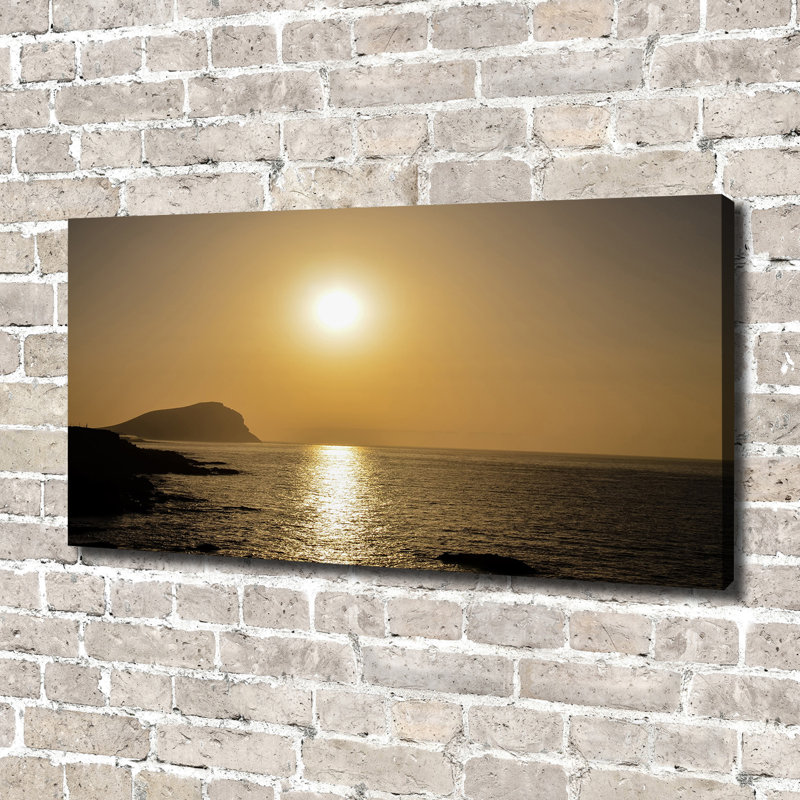 Sunset Sea - Wrapped Canvas Print