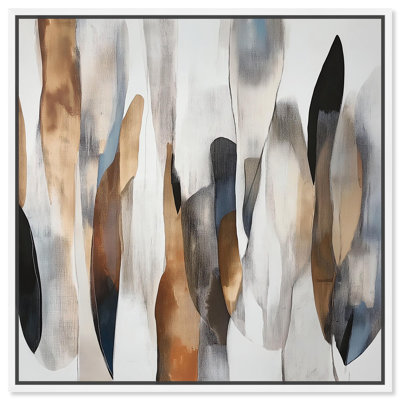 Espresso Martini I, toile abstraite neutre par Art Remedy