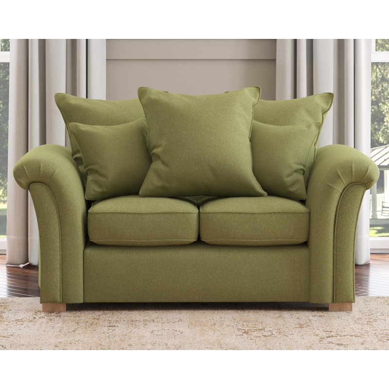 Castleacre Two Seater, Scatter Back, Olive
