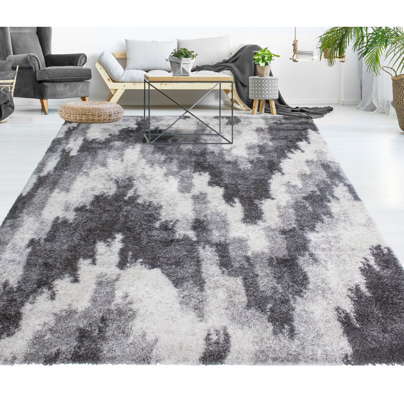 Asay Performance Abstract Indoor Rug, Rectangle 12'2" x 15'2"