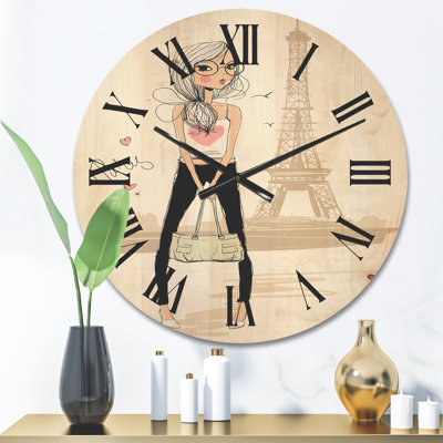 Solid Wood Wall Clock