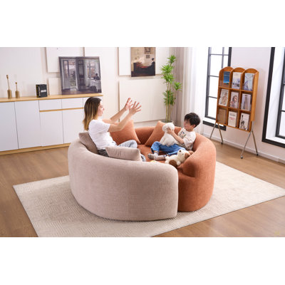 Canapé modulaire en chenille Boneless S
