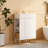 21.6" White Bathroom Vanity - Single Ceramic Sink + Right Storage