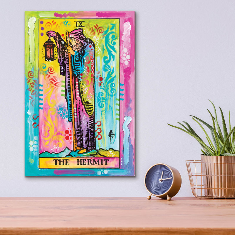 «Tarot - The Hermit» par Dean Russo, H 16 po x l 12 po x P 0,13 po