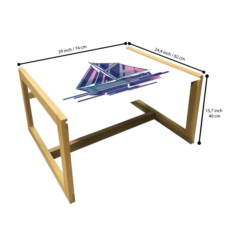 Jailah Sled Coffee Table, 62cm H x 74cm W x 40cm D