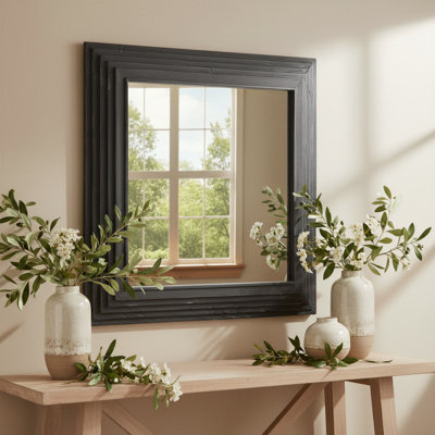 Miroir Kare noir