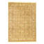Hand Knotted Wool Area Rug in Brown And Cream