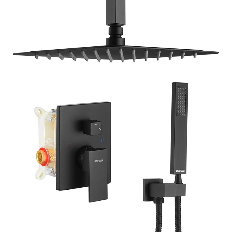 Système de douche complet avec valve brute