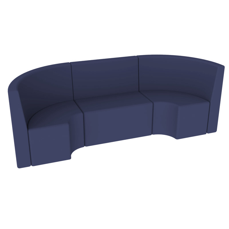 Ensemble 3 pièces de chaises à dossier haut Pro Series, Marine, H 36,75 po x l 108 po x P 36 po