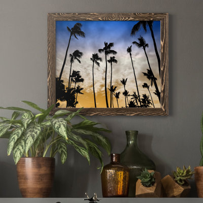 Evenings Edge - Reproduction de photo sur papier encadrée