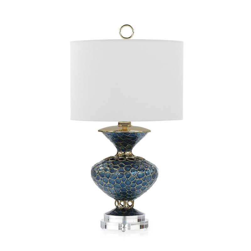 Lampe de table Demeter, bleu