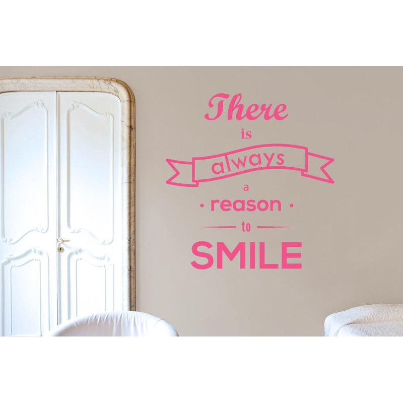 Non-Wall Damaging Wall Decal, Pink
