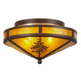 Rustic Lodge 2 - Light Flush Mount