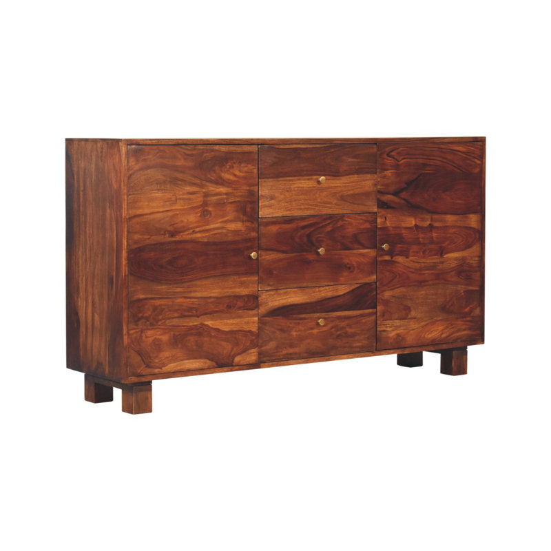 Ellar 140cm Solid Wood Sideboard