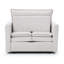 Canapé-lit en chenille, méridienne moderne confortable pour la lecture, canapé d'appoint simple rembourré de salon avec repose-pieds (1 siège)