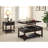 Narona Walnut Rectangular Wood Lift Top Coffee Table