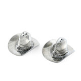 Western Frontier Cowboy Hat Salt and Pepper Shaker Set