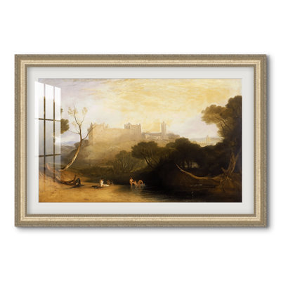 Palais de Linlithgow, vers 1807 - J.M.W. Turner - Estampe encadrée sur mesure