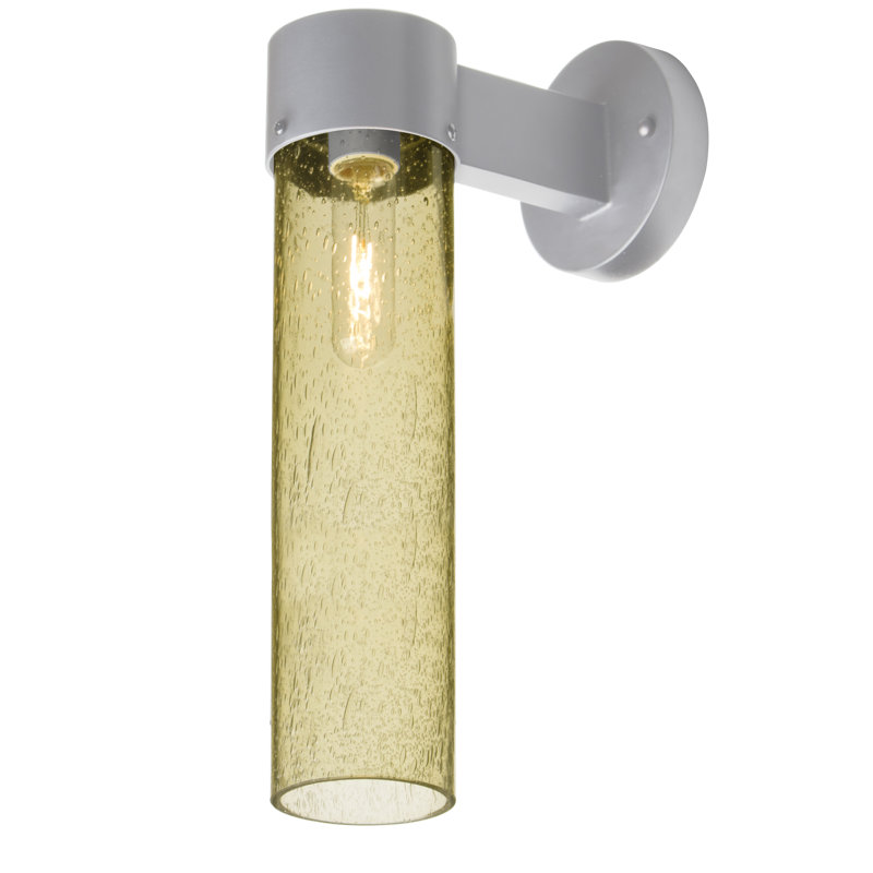 Cattalina Wall Light, Latte, Silver, 17.5" H x 5" W x 8.5" D