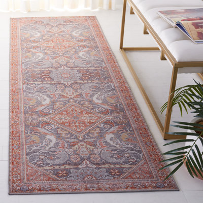 Tapis oriental gris / rouille Abdussamad