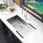 Évier de cuisine en acier inoxydable avec accessoires KBFmore-98228051-98228055