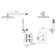 Dual Function Thermostatic Shower System Wall Mounted with Rough-in Valve and Handheld Shower Head System