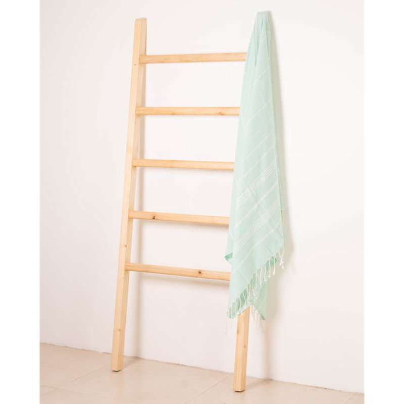 Sultan Sultan Turkish Bath & Beach Towel | 100% Organic Turkish Cotton | Peshtemal | Fouta Towel, Aquamarine 