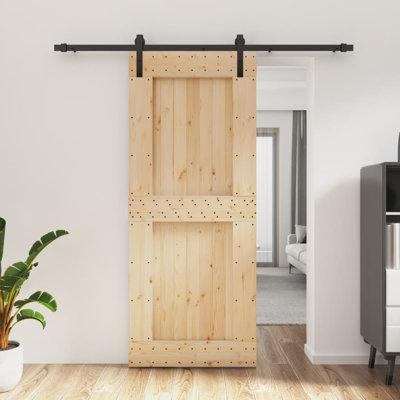 Porte coulissante avec quincaillerie Vidaxl