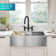 KRAUS Oletto Touchless Sensor Bridge Kitchen Faucet With Pull-Down Sprayhead