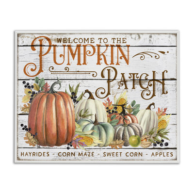 «Welcome Pumpkin Patch», estampe numérique par Creatif Belle